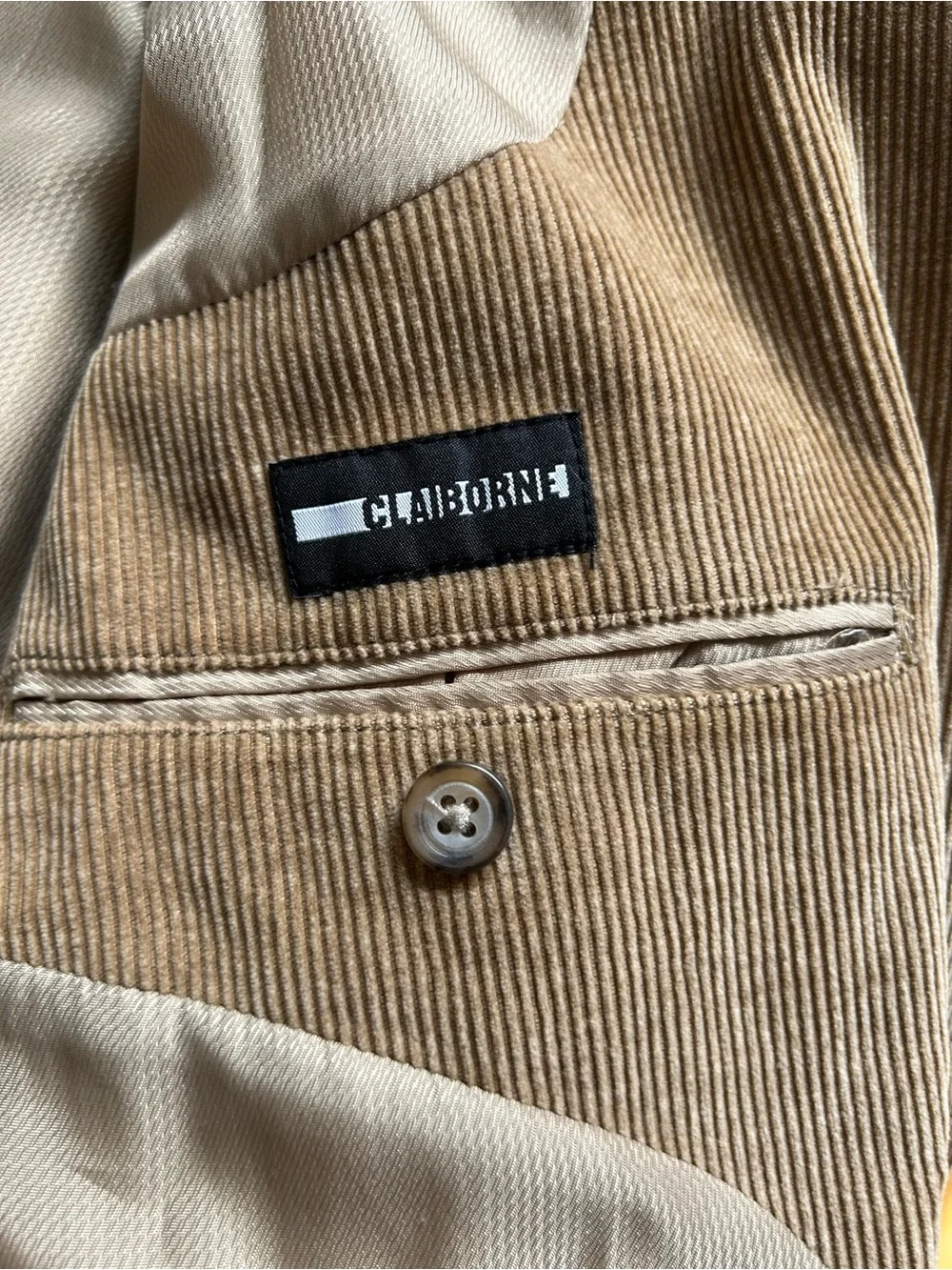 Corduroy sport coat
